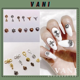 Set 5 Charm Nail Hình Biểu Tượng La Mã Nhỏ Phong Cách Cổ Điển, Phụ Kiện Nail - Vani Store [KIRA0073]