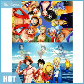 Bộ tranh đính đá 5d tự làm hình one piece