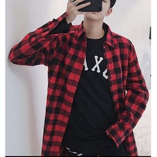 Sơmi nam caro đỏ