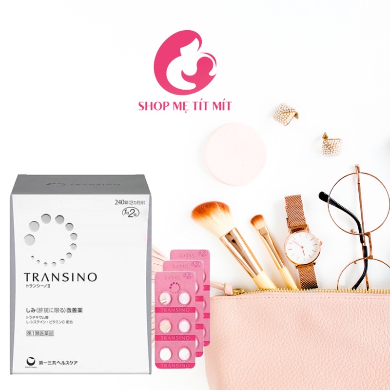 Viên uống sáng da giảm nám Transino 240 viên 120 viên Nhật