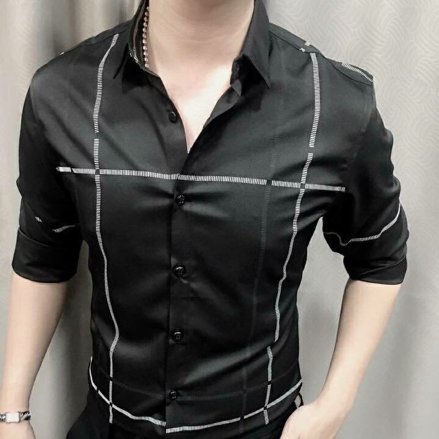 Sơ Mi Kẻ Ô Nam