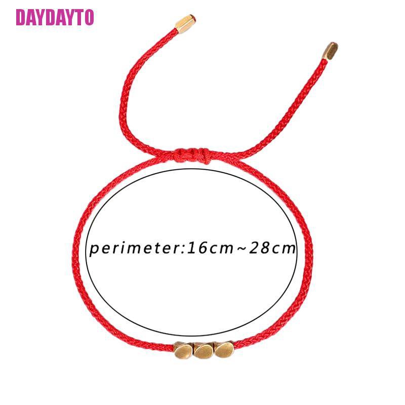 [DAYDAYTO] Vòng Tay Dây Bện Tây Tạng Đính Hạt Đồng May Mắn Cho Cặp