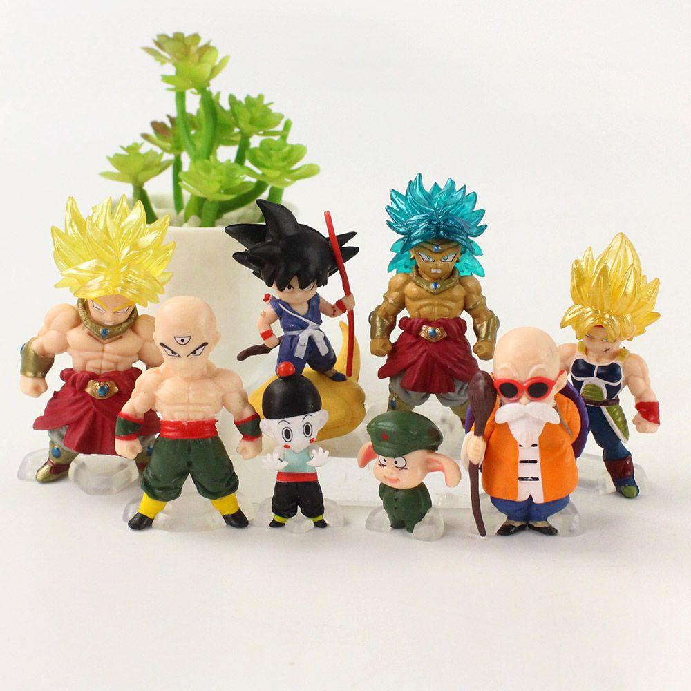 Mô Hình Đồ Chơi Nhân Vật Hoạt Hình Dragon Ball Bằng PVC Dễ Thương Trang Trí Bàn Làm Việc Cho Trẻ Em