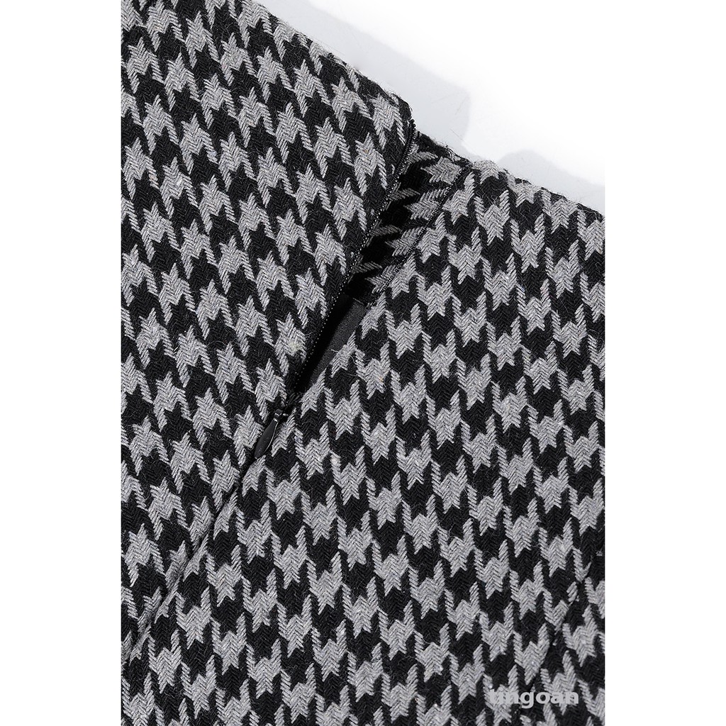 TINGOAN® - Chân váy cạp lưng cao đuôi cá xám tingoan JESSICA SKIRT/GR