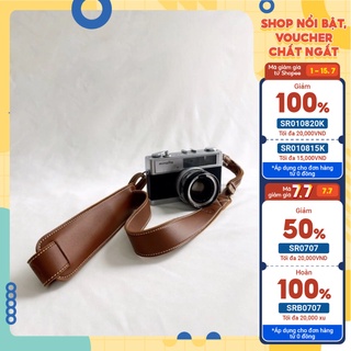 Dây đeo máy ảnh, dây máy ảnh film, dây da có đệm vai.