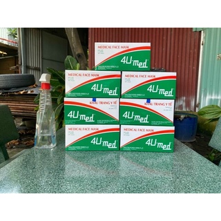 Thùng khẩu trang y tế 4U Med