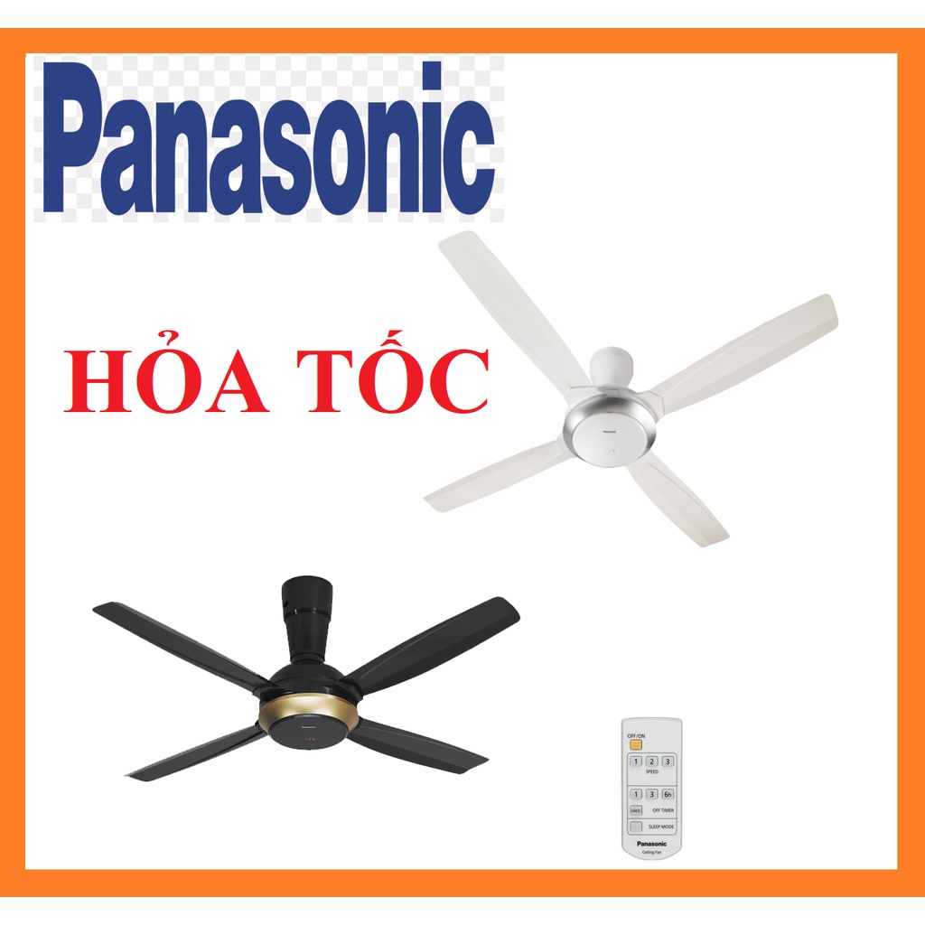 ( CHỈ GIAO HỎA TỐC TẠI SÀI GÒN) Quạt trần 4 cánh Panasonic F- 56XPG