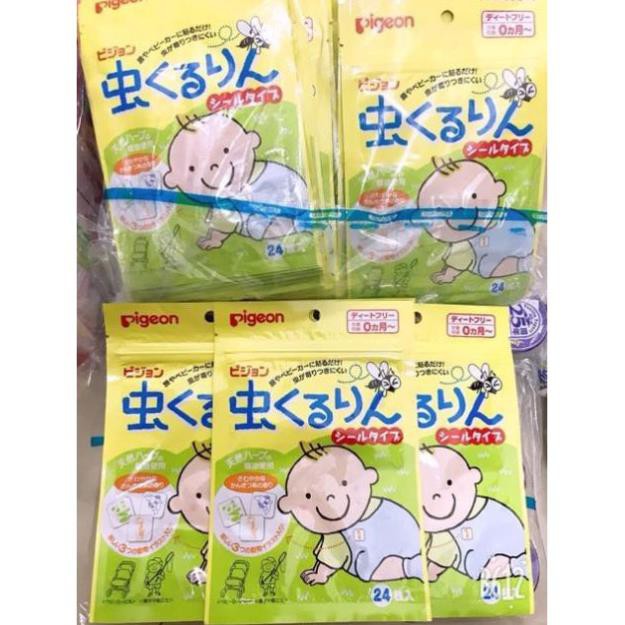 Miếng dán đuổi muỗi pigeon cho trẻ dưới 6th