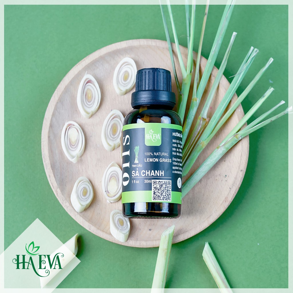 Tinh dầu thiên nhiên xông phòng Sả Chanh Haeva kháng khuẩn, khử mùi