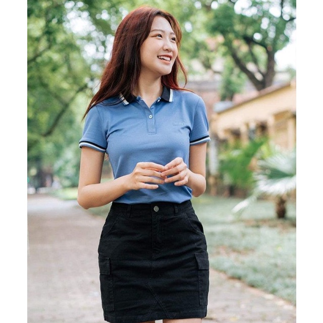 Áo thun polo nữ YODY cổ bẻ chất vải cá sấu cao cấp ngắn tay thoáng khí APN3704 | BigBuy360 - bigbuy360.vn