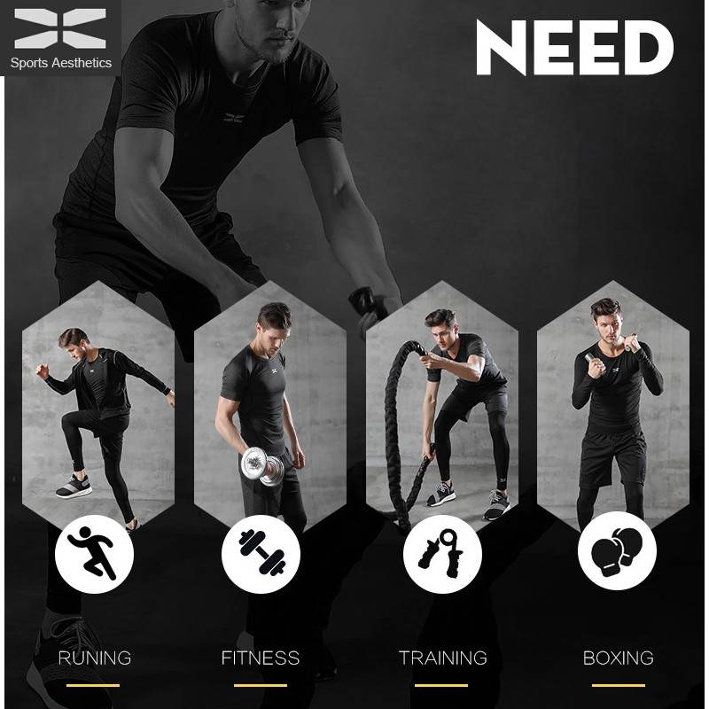 Quần Short Thể Thao Nam Thoáng Khí Nhanh Khô Size S-3XL