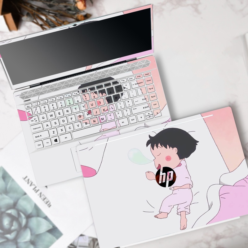 Miếng Dán Laptop Decal Hoạt Hình Anime Cho Asus Acer HP Dell Lenovo Thinkpad MSI Mác in theo yêu cầu