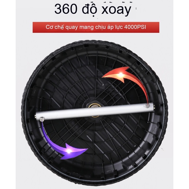 🔥🔥Cọ Tròn Làm Sạch Bể Bơi 2500PSI 13 Inch Áp Suất Cao Tiện Dụng