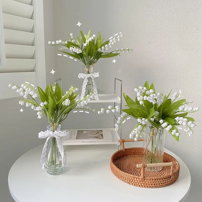 Bó Hoa Lan Giả Trang Trí Tiệc Cưới