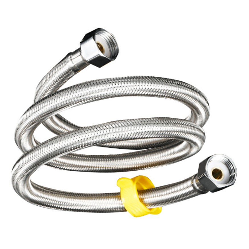 Dây cấp inox 2 đầu ống dùng cho bình nóng lạnh, vòi 2 lỗ - giá 1 dây cấp