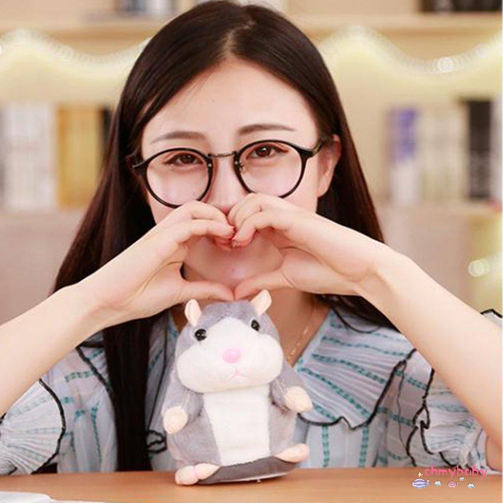 Đi bộ vui nhộn Nói chuyện Gật đầu Hamster Đồ chơi sang trọng Động vật Đồ chơi trẻ em [8/13]