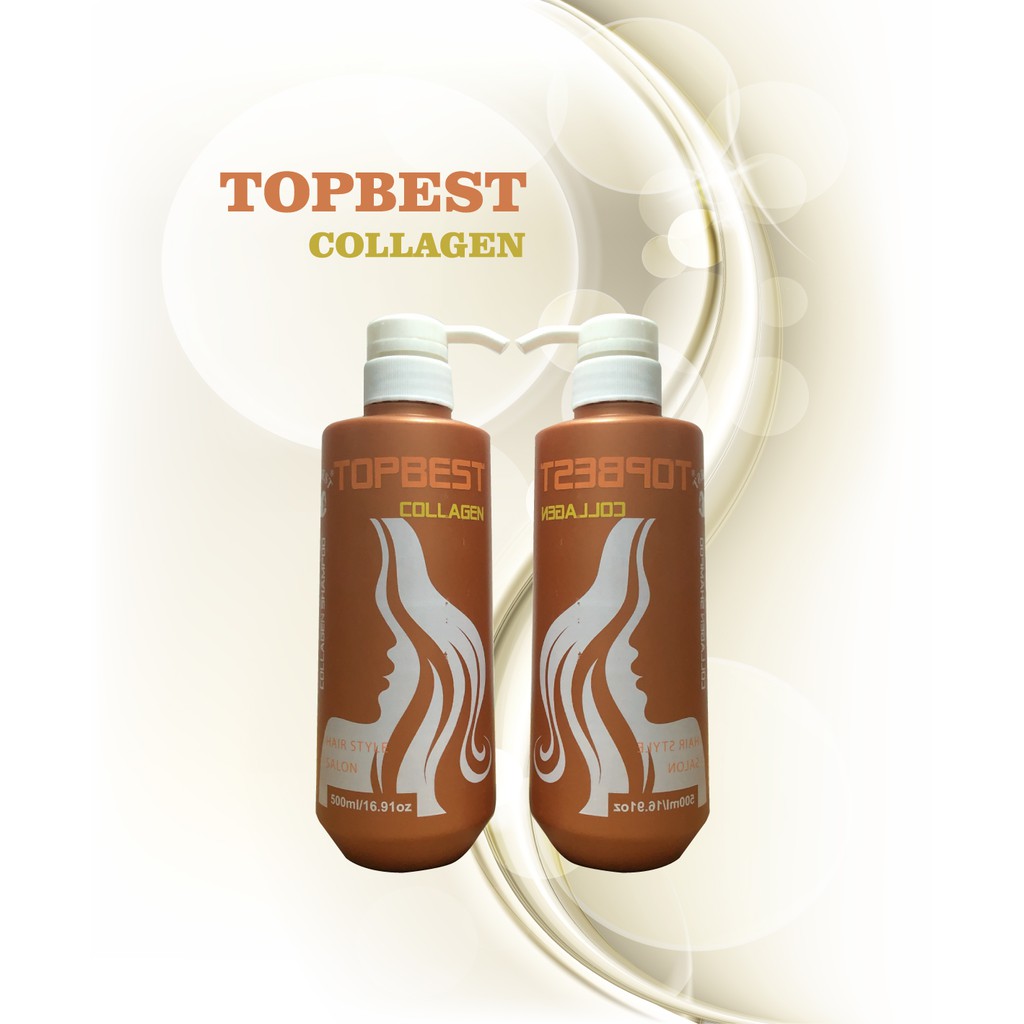 Dầu gội-xả TopBest Collagen 500ml