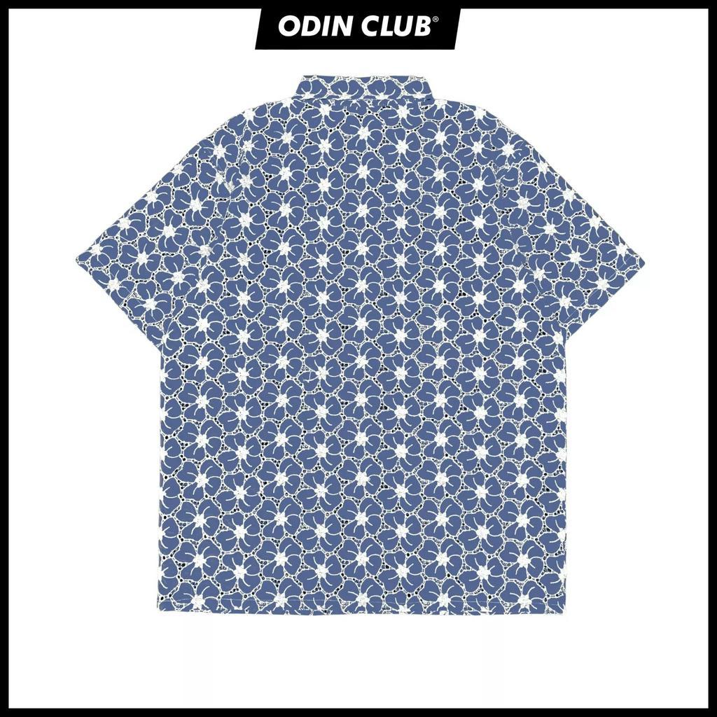 Áo sơ mi Floral ODIN CLUB, Áo sơ-mi cộc tay form rộng unisex, Local Brand ODIN CLUB
