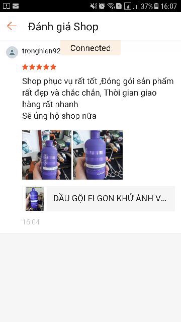 Dầu gội khử ánh vàng cho tóc trắng bạch kim Elgon Silver ColorCare Silver Shampoo 300ml