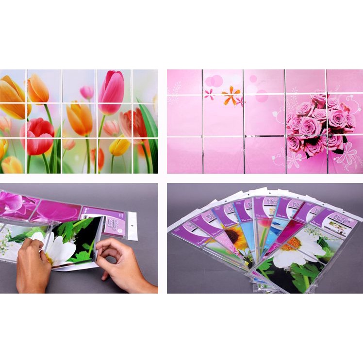 Giấy Dán Cách Nhiệt Trang Trí Nhà Bếp - Không Thấm Nước Dầu Mỡ - Decal Dán Tường