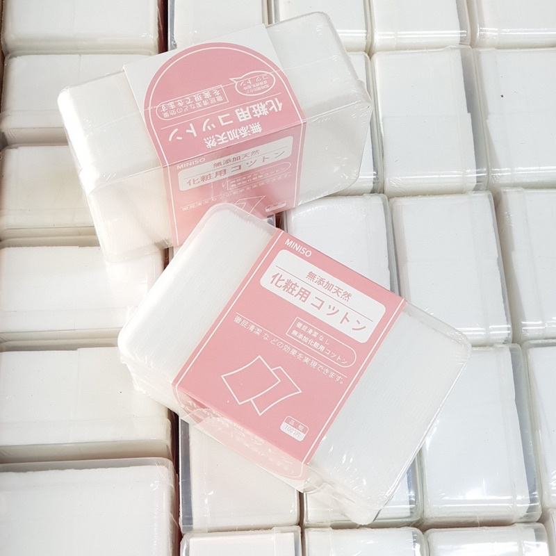 Bông Tẩy Trang 1000 Miếng Miniso Mỏng Bông Đắp Toner Hiệu Quả