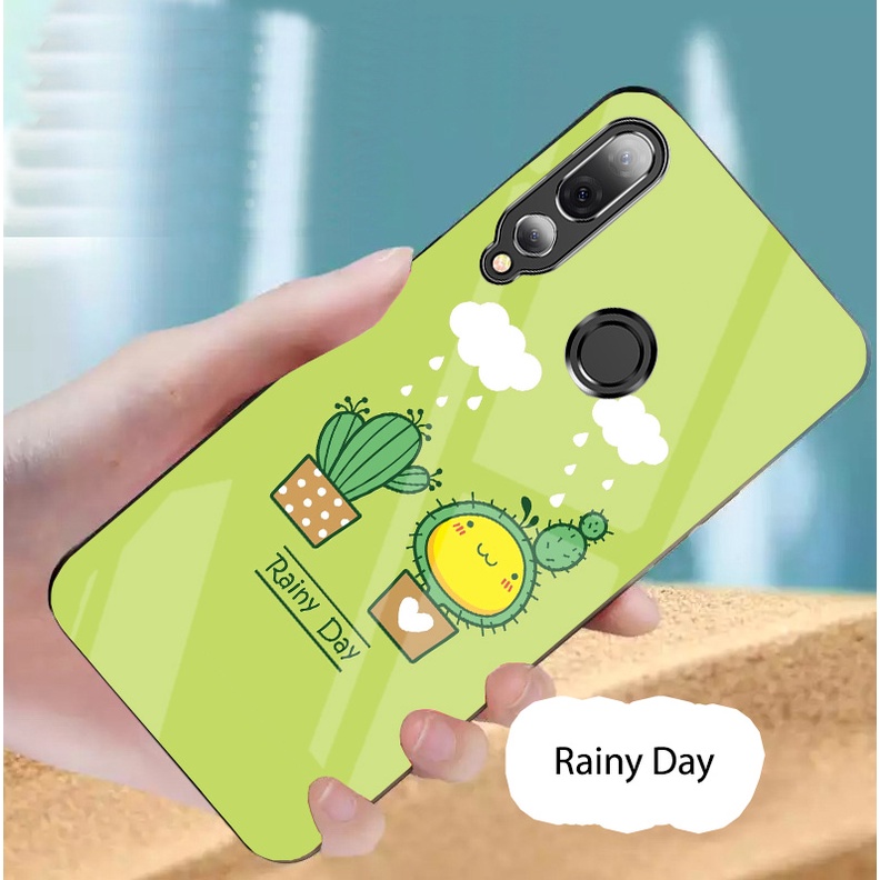 Ốp Huawei Y9 Prime 2019 mặt kính gương bóng