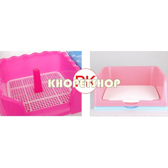 Khay vệ sinh có thành cho chó