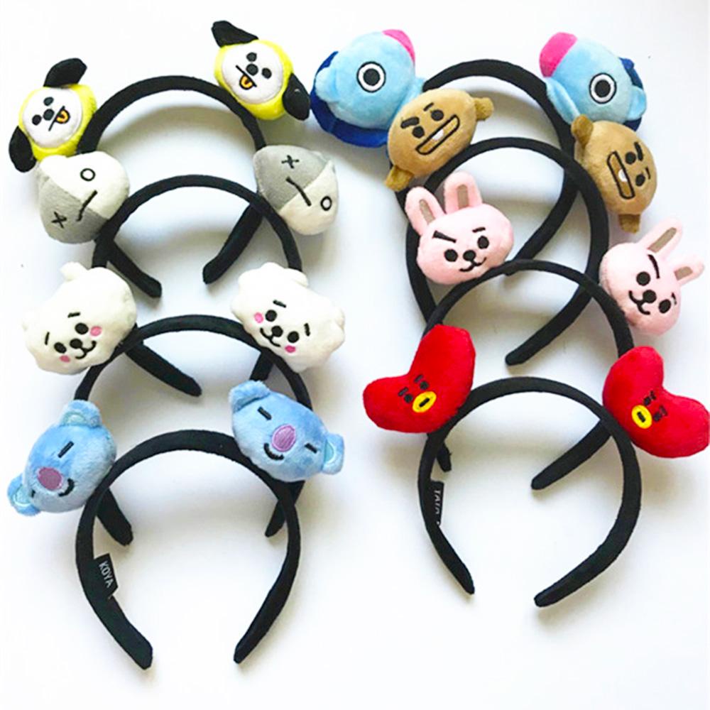 Băng Đô Cài Tóc Họa Tiết Hoạt Hình Kpop Bts Lấp Lánh Cho Bé