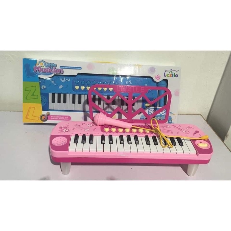 ĐỒ CHƠI ĐÀN PIANO CÓ MICRO VÀ NHẠC ĐÈN CHO BÉ ( TẶNG 3 PIN AA)