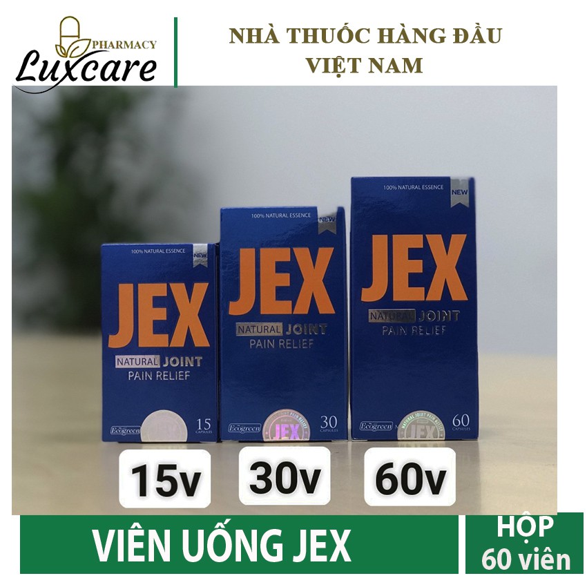Viên uống Jex - Giúp Giảm Đau & Làm Chậm Quá Trình Thoái Hóa khớp - LUXCARE