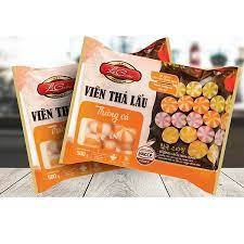 Viên thả lẩu phô mai trứng muối /trứng cá/trứng tôm, tomyum LACUSINA 500g