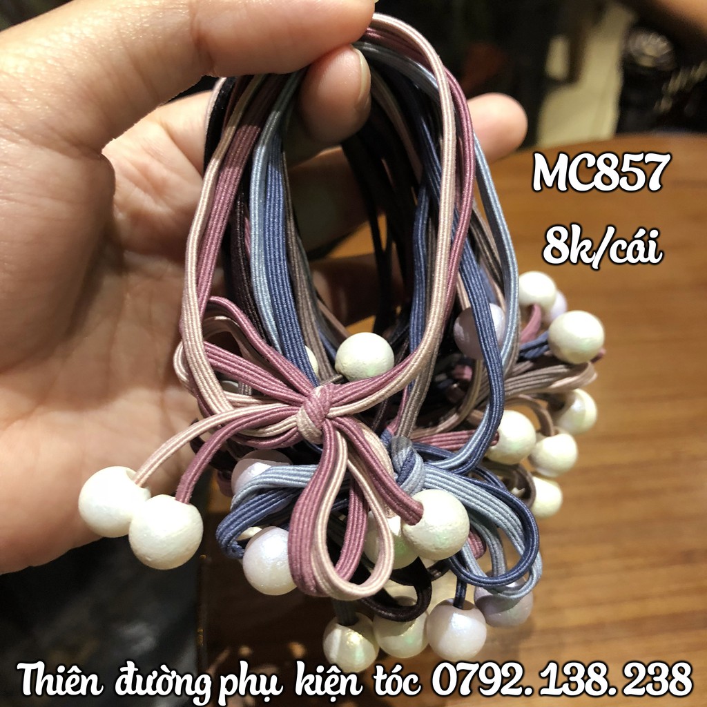 CỘT TÓC THẮT NƠ NHIỀU MÀU CAO CẤP