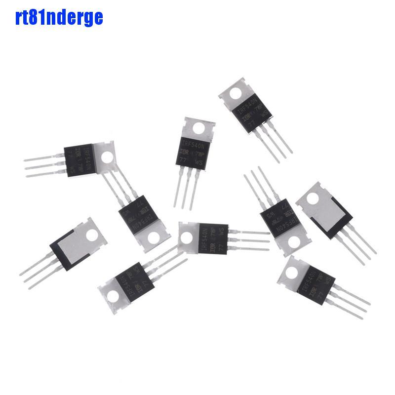 Bộ 10 Nguồn IRF540N IRF540 TO-220 N-Channel 33A 100V