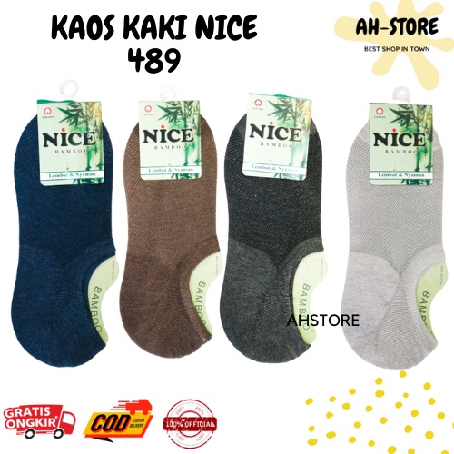 (Trung Tâm 6) NICE 489 Vớ Nữ Màu Trơn / Vớ Đẹp 489 / Vớ Vô Hình Cho Phụ Nữ