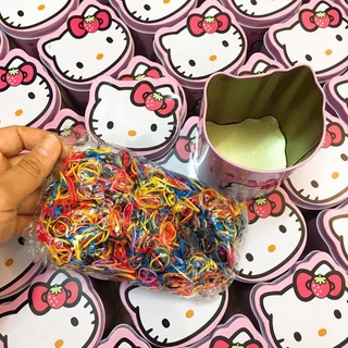 Chun buộc tóc Kitty cho bé (HỘP 2000 CÁI - HỘP DÀI)