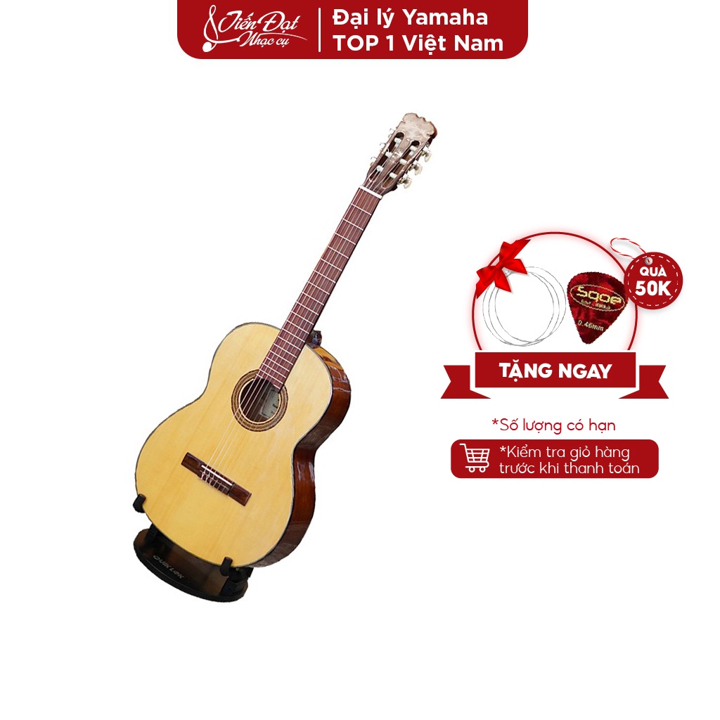 Đàn Guitar Classic Việt Nam GC-14HV, Full Phụ Kiện Cho Người Mới Chơi