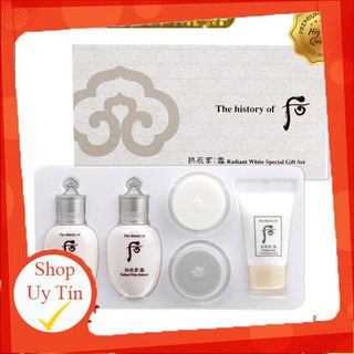 Set Whoo Radiant White Dưỡng Trắng, Giảm Thâm Nám và Chống Lão Hóa 5 sản phẩm