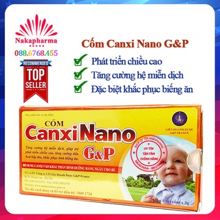 ✅ CanxiNano GP ( Canxi nano G&P) |Hộp 20 gói| Tăng cường miễn dịch,Giúp bé phát triển chiều cao,tăng hấp thu,ăn ngon hơn