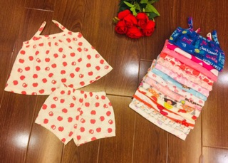 Set 03 bộ áo 2 dây bé gái