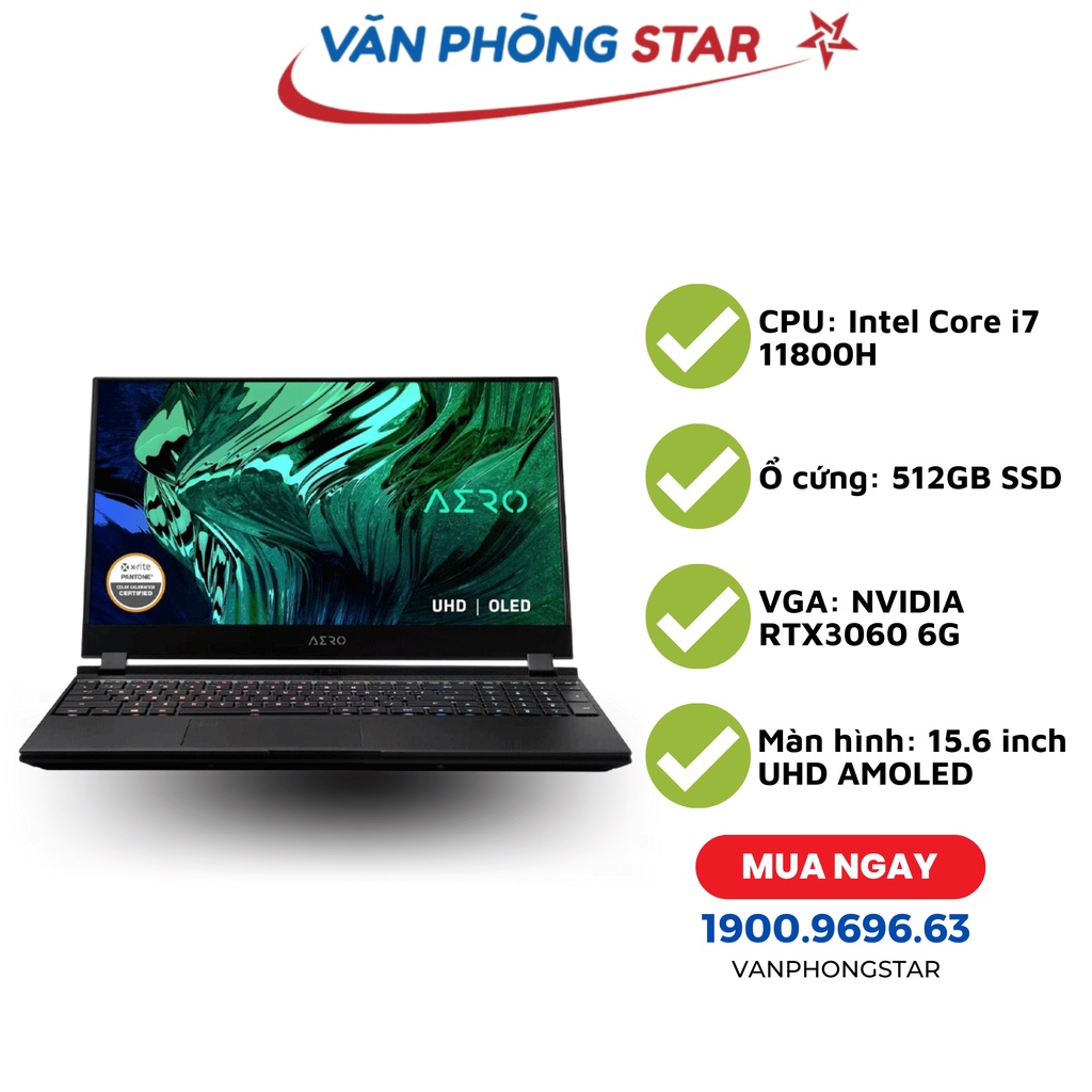 Laptop Gigabyte Gaming AERO 15 OLED