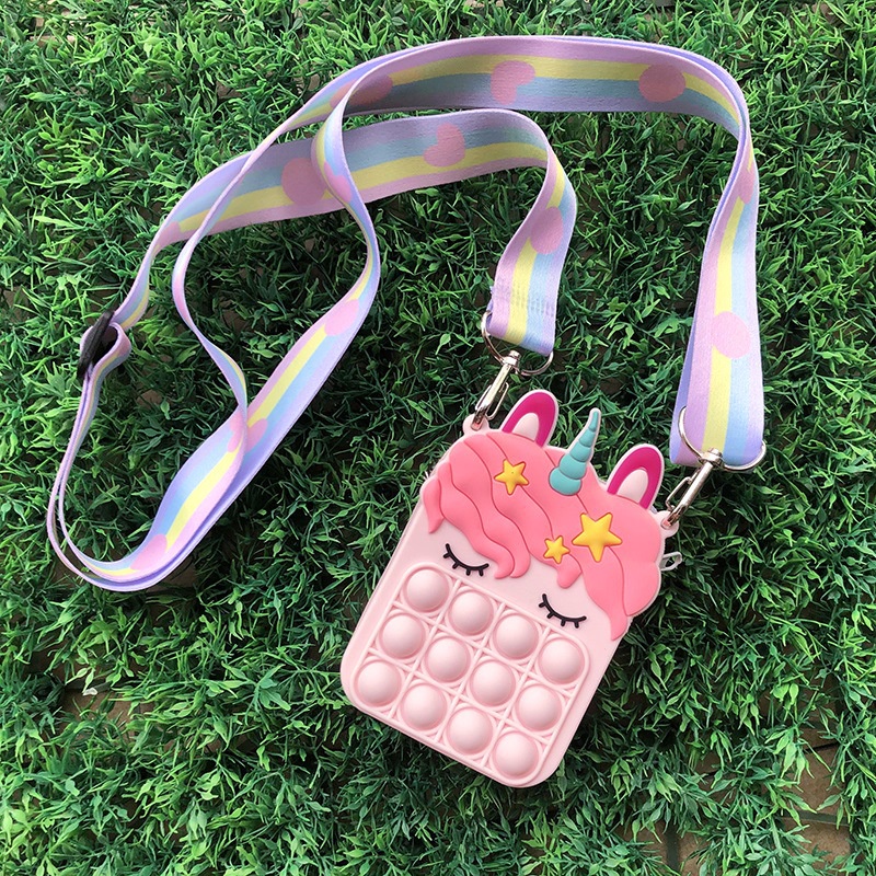 Túi Đeo Chéo Hình Kỳ Lân 3d Dễ Thương