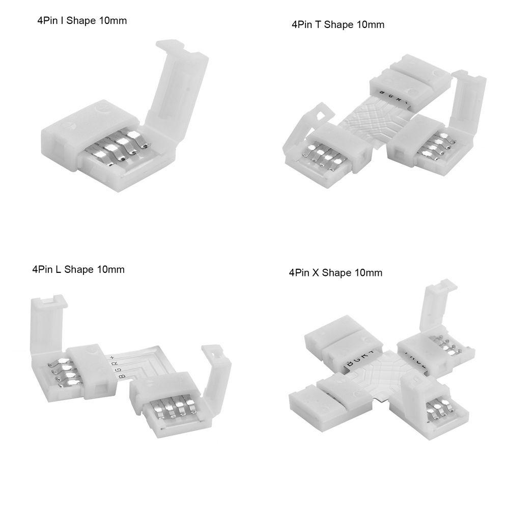 KUNHEV Set 1 / 5 / 10 Đầu Nối Dây Đèn LED 10mm Không Hàn