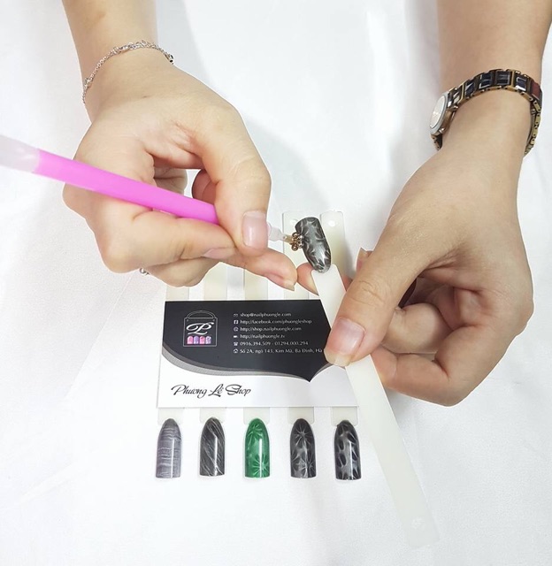 Nam châm tạo hình hoa gel mắt mèo | BigBuy360 - bigbuy360.vn