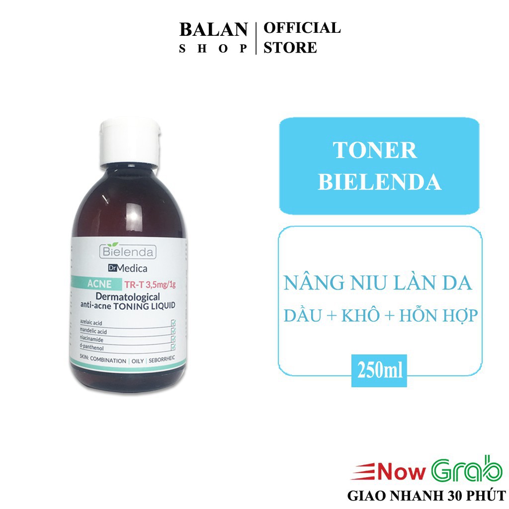 Toner Bielenda Dr.Medica Ngừa Mụn Giảm Thâm 250ml