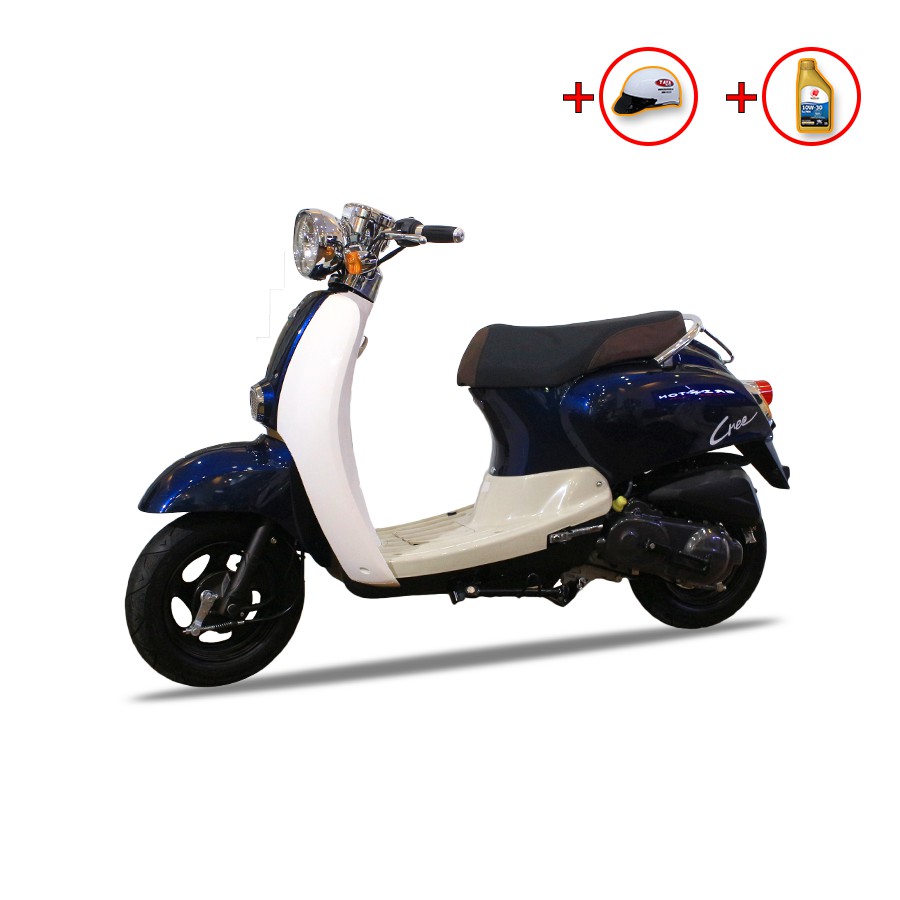 Xe máy tay ga 50cc TAYA CREA (xanh tím)