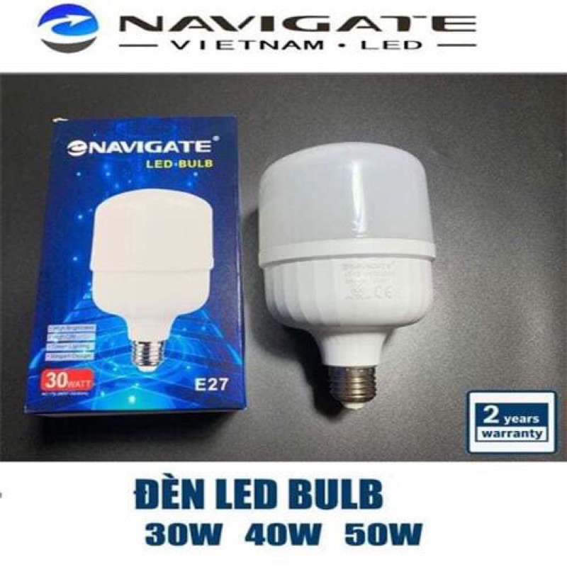 Bóng đèn led buld tròn công suất 30W 40W 50W ánh sáng trắng, vàng hàng đủ watt chiếu sáng dân dụng, đèn trang trí