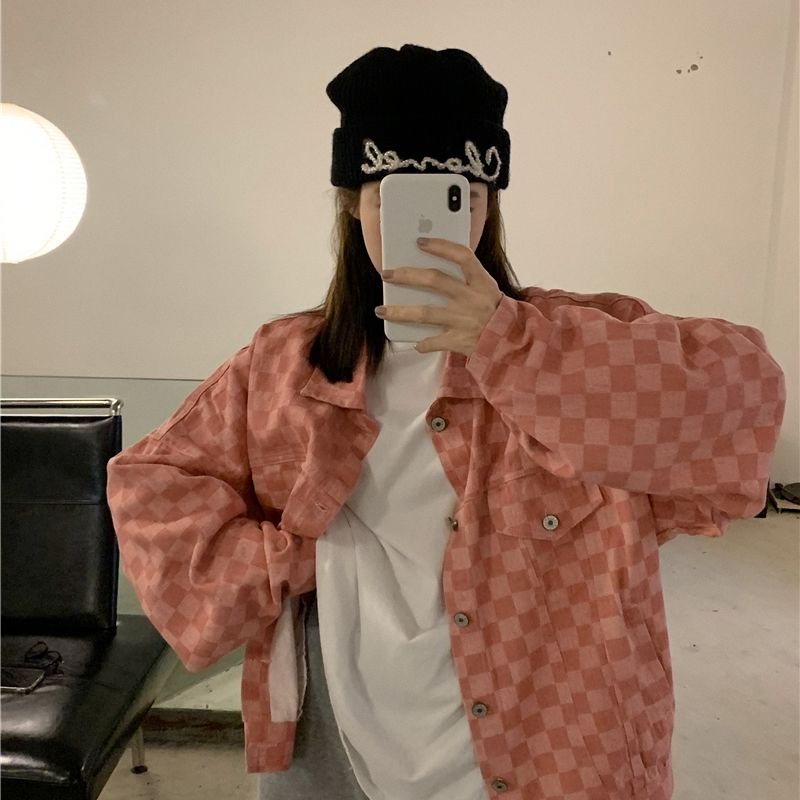 Áo Khoác Dáng Rộng Mỏng Phong Cách Hàn Quốc Mùa Thu