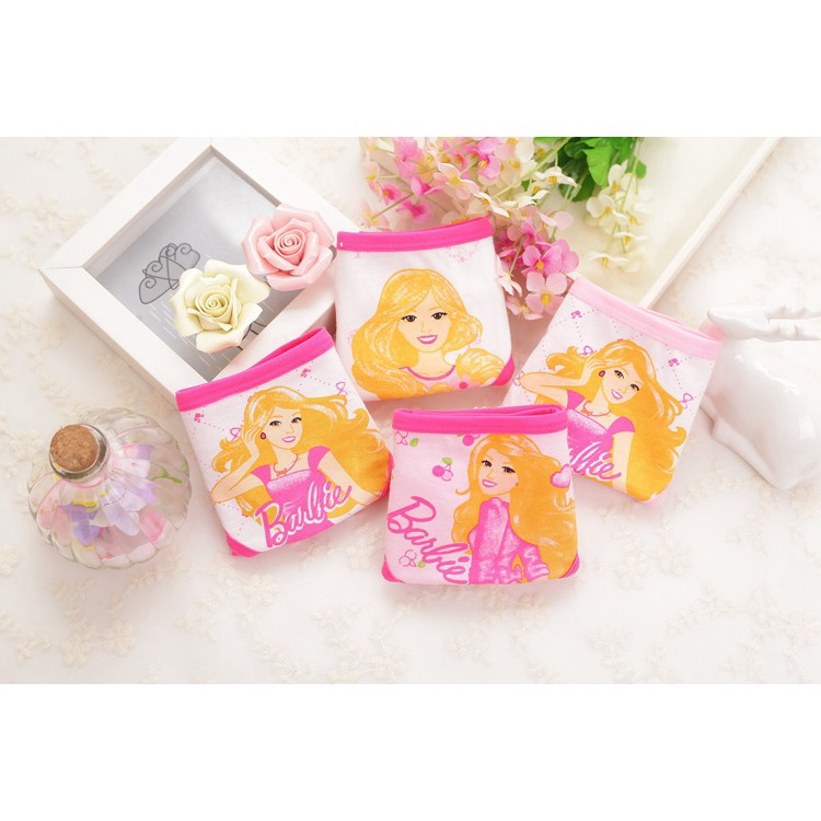 Bộ 3 quần lót in hình hoạt hình xinh xắn dành cho bé gái