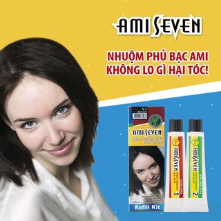 Nhuộm Phủ bạc Ami seven 60ml x2tip