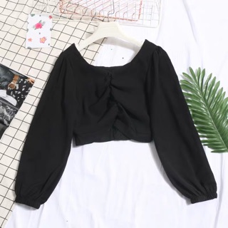 Áo tay bồng nhún ngực QCCC